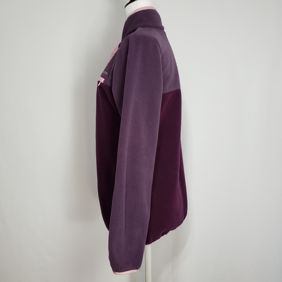 Columbia Mountain Side Fleece Pullover in Purple - Picture 2 of 7